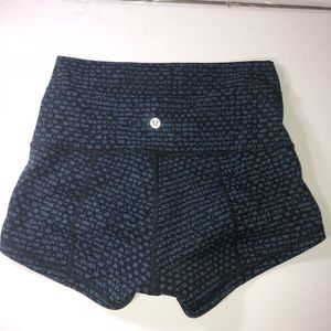 lululemon wunder under high rise blue turquoise